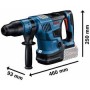 Baterinis perforatorius BOSCH GBH 18V-36 C Profesional