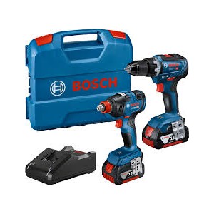 Baterinių įrankių rinkinys BOSCH GSR 18V-55 + GDX 18V-200 Profesional