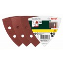 BOSCH  DIY &scaron;lifavimo lapeliai 93 x 93 mm Nr.60-120-240 - 25 vnt.