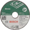Bosch DIY diskas metalo pjovimui 50 x 1,0 x 10 mm 3 vnt.