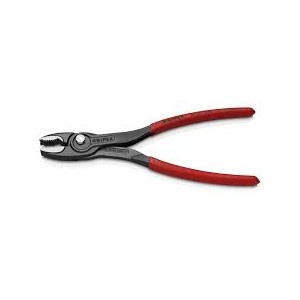 Replės santechninės KNIPEX 82 01 200 TwinGrip 200 mm
