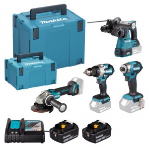 Baterinių įrankių komplektas MAKITA LXT DLX4200JX1