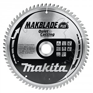 Diskas medienos pjovimui MAKITA Makblade Plus 260x30 mm Z70