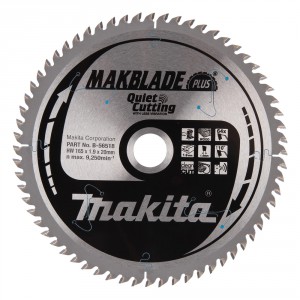 Diskas medienos pjovimui MAKITA Makblade Plus 165x20 mm Z64