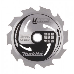 Diskas medienos pjovimui MAKITA M-Force 165x20 mm Z10