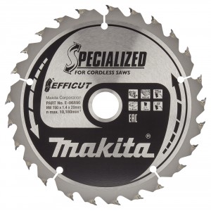 Diskas medienos pjovimui MAKITA Efficut 150x20 mm Z25