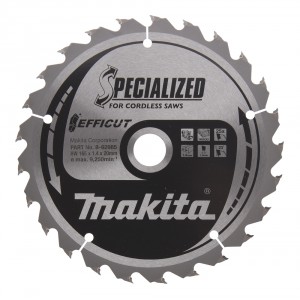Diskas medienos pjovimui MAKITA Efficut 165x20 mm Z25
