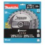 Diskas medienos pjovimui MAKITA Efficut 165x20 mm Z25 ( 2 vnt. )
