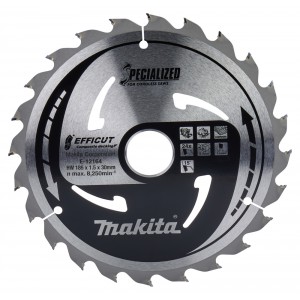 Diskas medienos pjovimui MAKITA Efficut 185x30 mm Z24