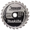 Diskas medienos pjovimui MAKITA Efficut 260x30 mm Z24
