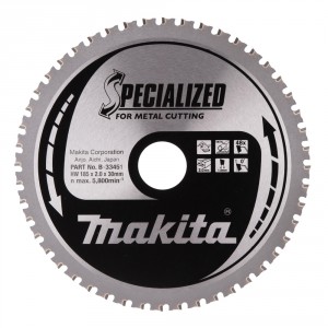 Diskas metalo pjovimui MAKITA Specialized 185x30 mm Z48
