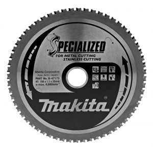 Diskas metalo pjovimui MAKITA Specialized 150x20 mm Z60