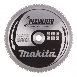 Diskas metalo pjovimui MAKITA Specialized 185x30 mm Z36