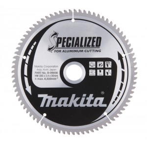 Diskas aliuminio pjovimui MAKITA Specialized 235x30 mm Z80