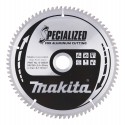 Diskas aliuminio pjovimui MAKITA Specialized 250x30 mm Z80