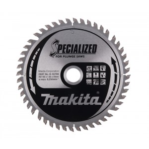 Diskas medienos pjovimui MAKITA Specialized 165x20 mm Z48