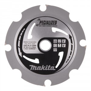 Diskas fibrocemento pjovimui MAKITA Specialized 165x20 mm Z4