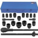 Galvučių smūginių rinkinys FORSAGE 6212-5MPB 21 vnt.