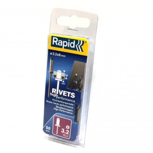 Kniedės aliuminės RAPID 3,2 x 8,0 mm