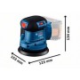 Bosch GEX 185-Li Profesional baterinis ekscentrinis šlifuoklis 18V 125 mm