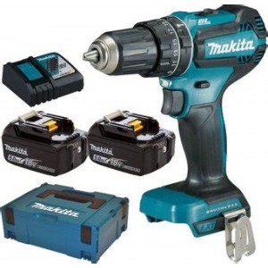 Makita DHP485RTJ baterinis smūginis gręžtuvas