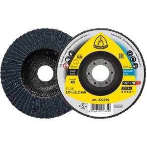 Klingspor SMT628 lapelinis diskas 125 x 22,2 mm Nr.60