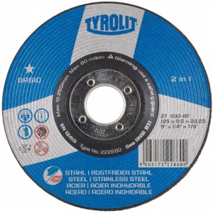 TYROLIT Basic diskas &scaron;lifavimo 230 x 6,0 x 22,2 mm A30Q-BF
