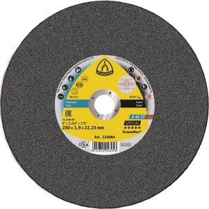 KLINGSPOR Special diskas pjovimo 230 x 1,9 x 22,2 mm A46TZ inox