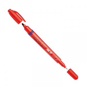 Markal DURA-INK Dual Tip markeris ra&scaron;alo pagrindu  1,0 + 3,0 mm raudonas