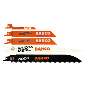 Bahco 3940-MIX-SET-5P geležčių teisiniam pjūklui rinkinys 5 vnt.