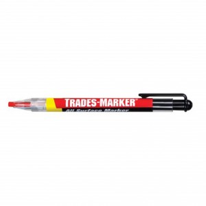 Markal TRADES-MARKER pie&scaron;tukas universalus raudonas