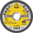 KLINGSPOR A346 Extra diskas pjovimo 125 x 1,6 x 22,2 mm A46M-BF inox