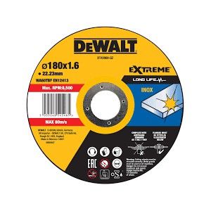 DeWalt DT43908 Extreme diskas pjovimo 180 x 1,6 x 22,2 mm WA60TB-F