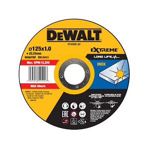 DeWalt DT43902 Extreme diskas pjovimo 125 x 1,0 x 22,2 mm WA60TB-F