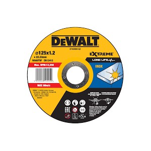 DeWalt DT43904 Extreme diskas pjovimo 125 x 1,2 x 22,2 mm WA60TB-F