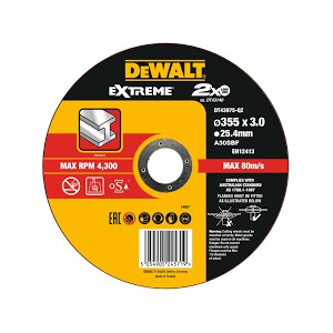 DeWalt DT43975 Extreme diskas pjovimo 355 x 3,0 x 25,4 mm A30SB-F