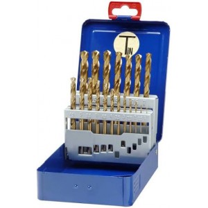 Bohrcraft MT10 grąžtų rinkinys DIN338 HSS-TiN 1,0 - 10 mm 19 vnt.