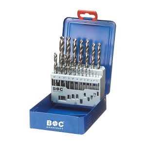 Bohrcraft MG10 grąžtų rinkinys DIN338 HSS-G 1,0 - 10 mm 19 vnt.
