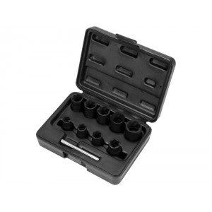 Yato YT-0603 galvučių pažeistiems varžtams rinkinys 10 - 19 mm 3/8" 10 vnt.