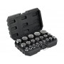 Yato YT-12630 galvučių daugiakampių rinkinys 8 - 36 mm 1/2" 21 vnt.