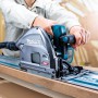 Makita SP001G baterinis diskinis įleidžiamas pjūklas XGT 40V 165 mm