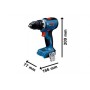 Bosch GSR 18V-65 Profesional baterinis gręžtuvas 2 x 2,0 Ah