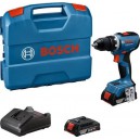 Bosch GSR 18V-65 Profesional baterinis gręžtuvas 2 x 2,0 Ah