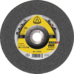 KLINGSPOR Supra diskas &scaron;lifavimo 125 x 4,0 x 22,2 mm A24R-BF inox