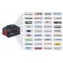 Bosch GSR 185-Li + GDX 18V-285 Profesional baterinių įrankių rinkinys 18V 2x2,0 Ah