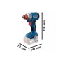 Bosch GDX 18V-285 Solo Profesional baterinis smūginis suktuvas - veržliasūkis