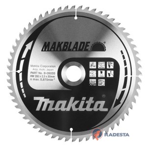 Diskas medienos pjovimui MAKITA Makblade 250*30 mm Z60