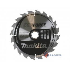 Diskas medienos pjovimui MAKITA Makforce 165*20 mm Z24