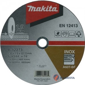 Pjovimo diskas MAKITA RST 230*1,9*22,2 mm A60T-BF INOX