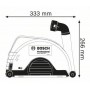 Bosch GDE 230 FC-T disko apsauga su nusiurbimu 230 mm